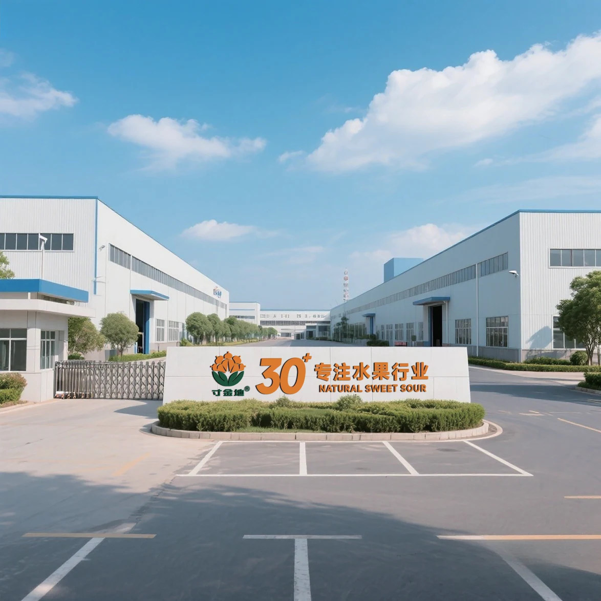 Cunjindi's company entrance and brand sign