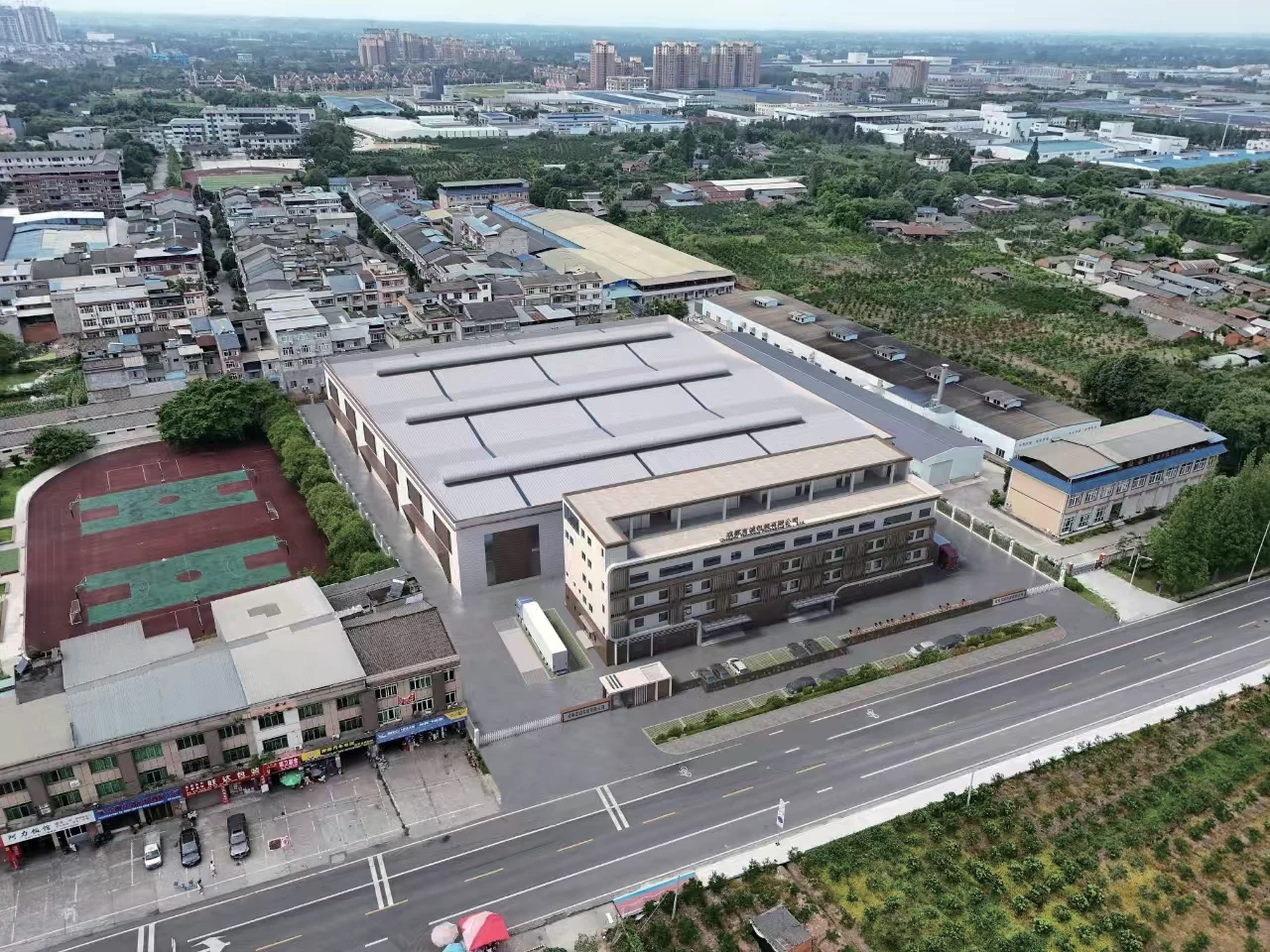 An aerial view of a Cunjindi warehousing site